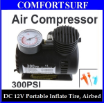 DC12V 300PSI Portable Air Compressor Car Tire Inflator